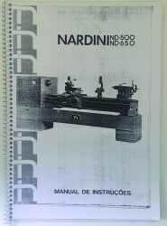 Cod0001 Manual Do Torno Nardini Nd 500 Nd 650 (usado) 