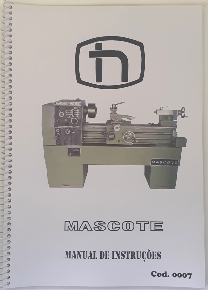 Ipanema maquinas - Cod0007 Manual De Instruções Torno Mascote Nardini 350