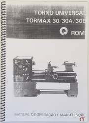 Cod0017 Manual de Operação e ManutençãoTorno Romi Univ. Tormax 30/ 30a /30b