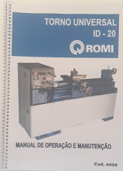 Cod0029 Manual De Operação Torno Universal Romi Id 20 