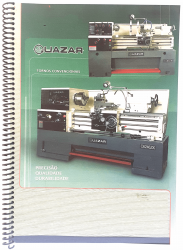 Cod0041 Manual de Manutenção e peças em Inglês tornos Quasar